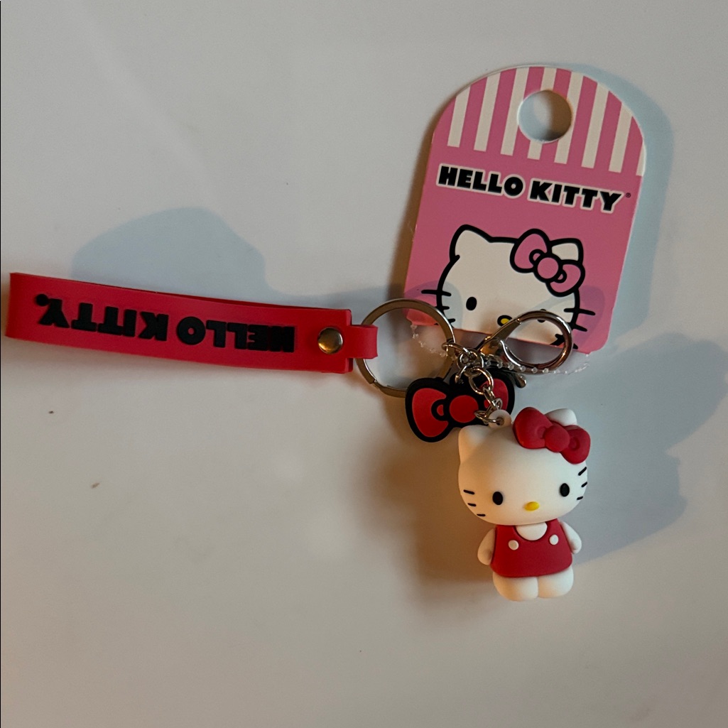 Hello Kitty Standing Vinyl Keychain